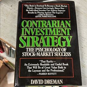 Contrarian Investment Strategy Book by - Black Cover